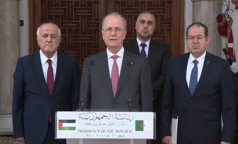 Palestinian Prime Minister commends Algeria's permanent support for Palestinian cause
