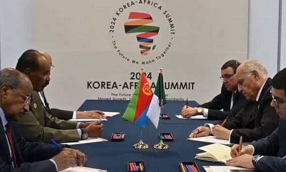 Le Ministre Ahmed Attaf reçu à Séoul par le président érythréen