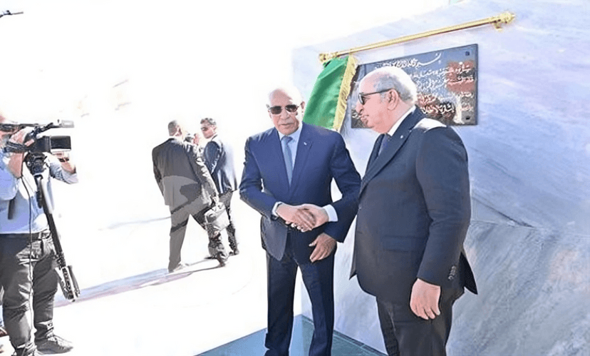 President Tebboune, Mauritanian counterpart lay foundation stone for Tindouf free zone project
