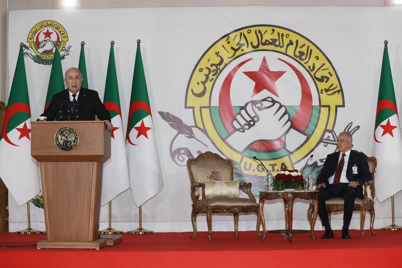 Le président de la République préside la cérémonie de célébration de la Journée internationale des travailleurs